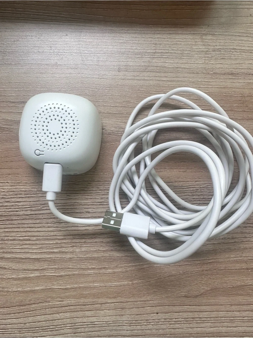 White Square USB Security Camera with Cable